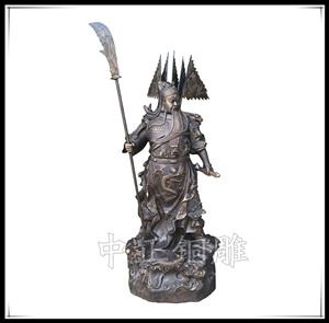 九龍關(guān)公銅像