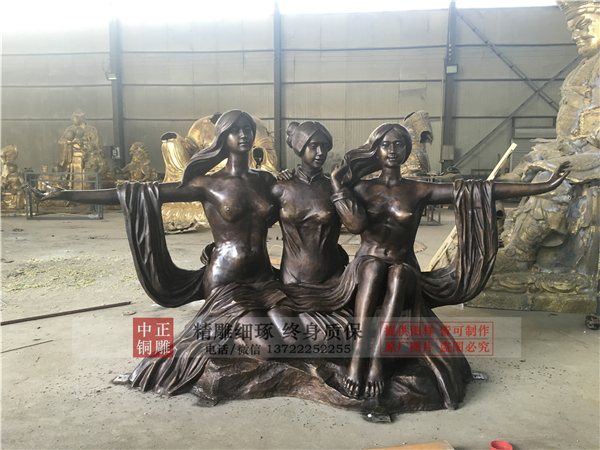 旅游景點(diǎn)人物銅雕