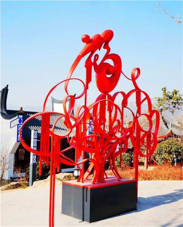 不銹鋼中國結(jié)雕塑