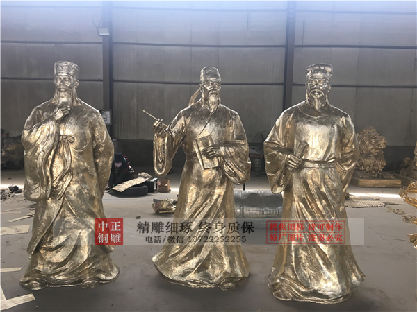 古代人物園林雕塑