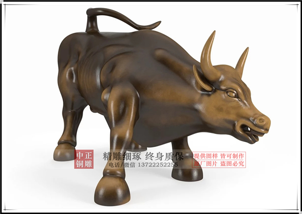 加工銅牛雕塑