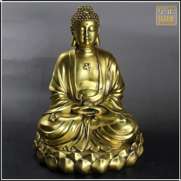 純銅如來(lái)佛祖銅像