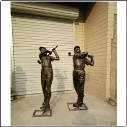 打高爾夫園林雕塑