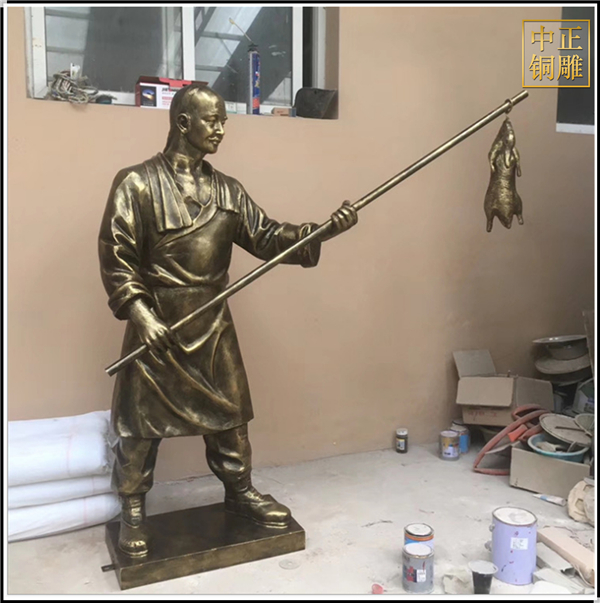 古代人物銅雕塑鑄造