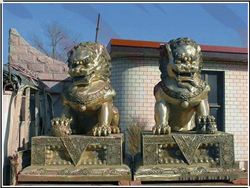 看門(mén)神獸銅獅子