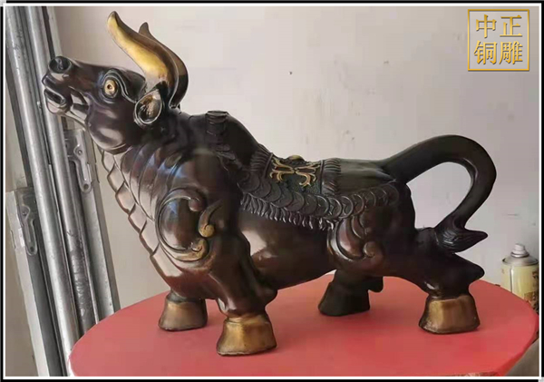 鑄銅牛雕塑擺件