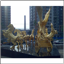 廠家直銷(xiāo)銅馬雕塑