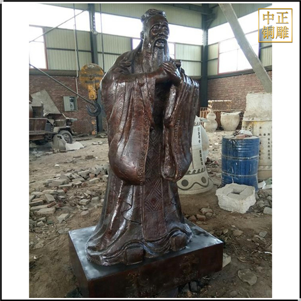 黃銅鑄造孔子像