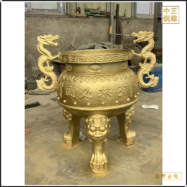 大型圓形銅香爐供應(yīng)廠家