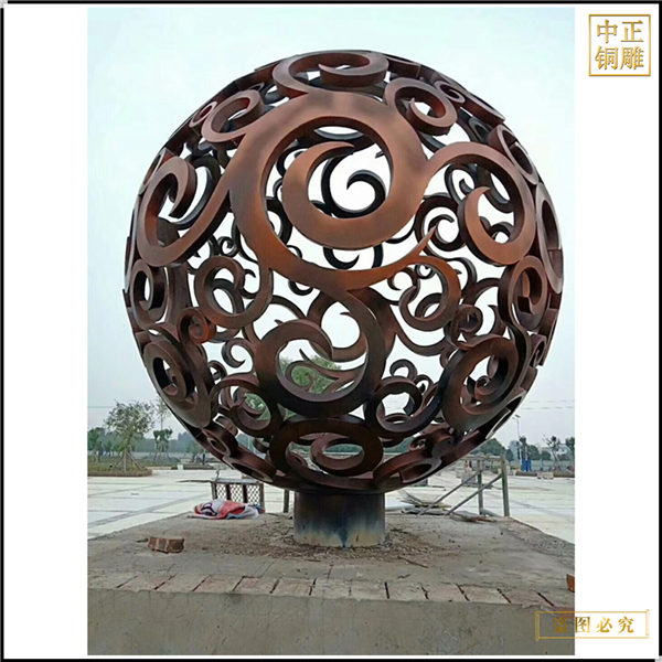 室外廣場(chǎng)大型球雕塑價(jià)格