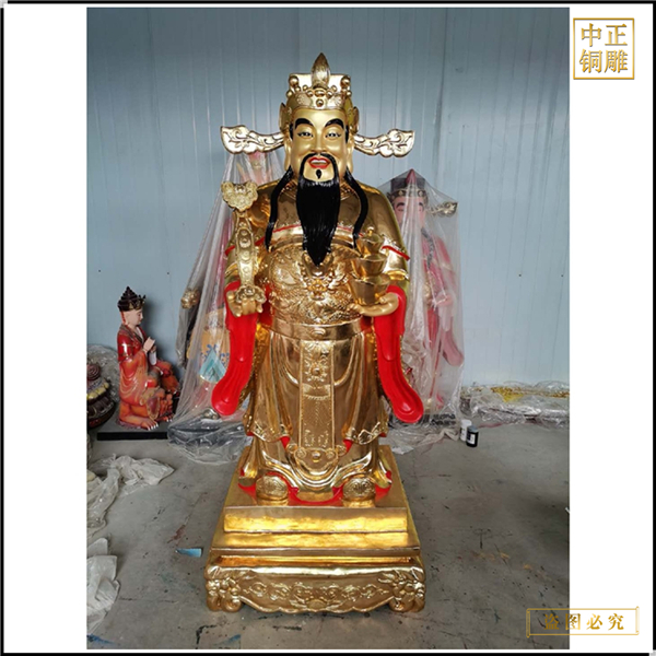 大型站像銅佛像鑄造