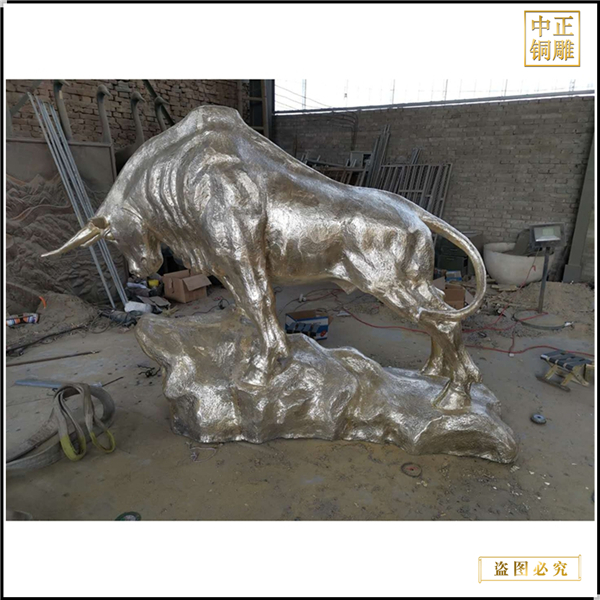 供應銅雕開荒牛雕塑