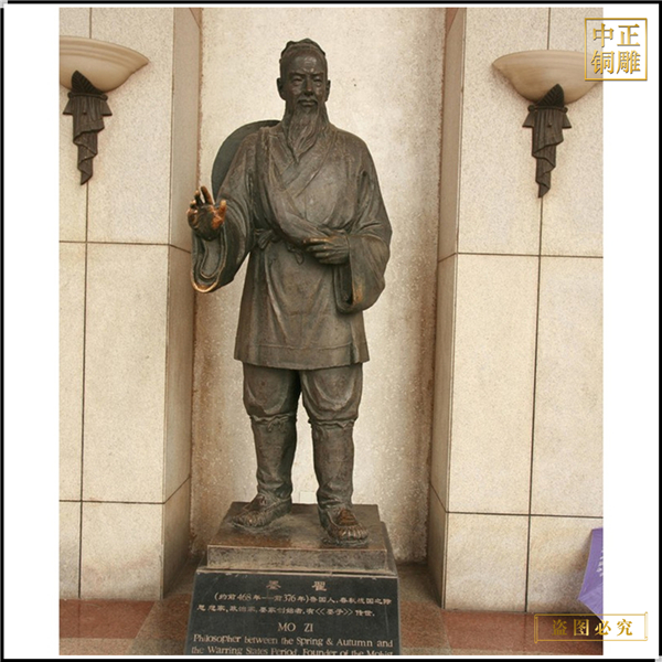 各種古代名人雕塑