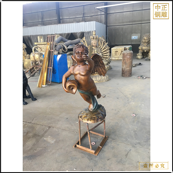 西方人物銅雕塑加工