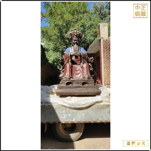 龍五爺財(cái)神雕塑