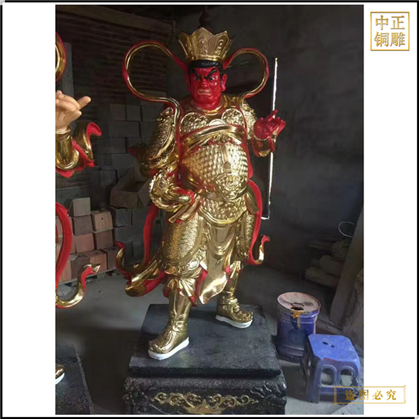 寺廟四大天王銅佛像批發(fā)廠