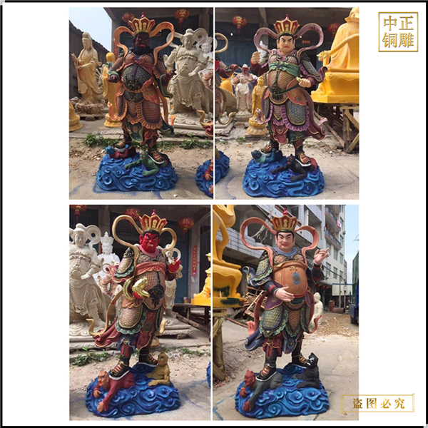 3.6米四大天王銅佛像批發(fā)廠