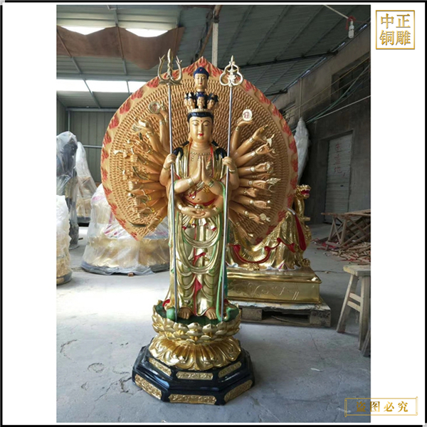 供應(yīng)千手觀音菩薩銅像