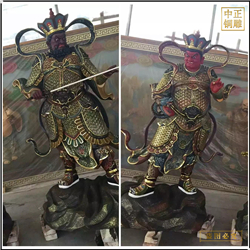 廠(chǎng)家批發(fā)銅雕四大天王佛像