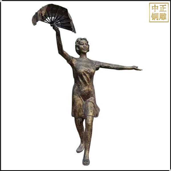 扭秧歌雕塑圖片