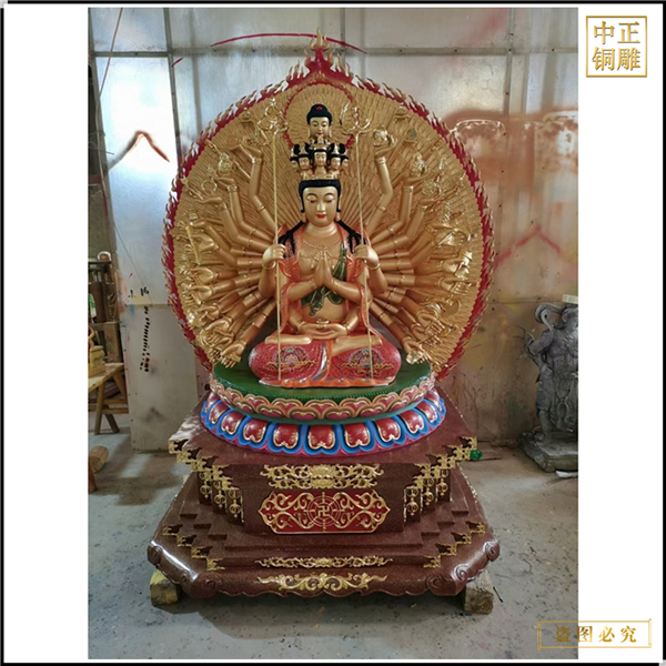 千手觀音菩薩銅像定做