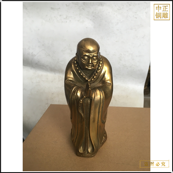 小型貼金十八羅漢廠家