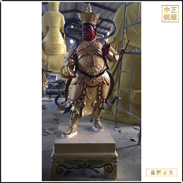 銅雕四大天王護(hù)法神銅佛像