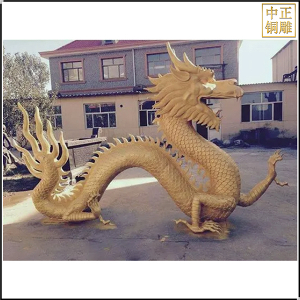 大型銅龍雕塑鑄造廠