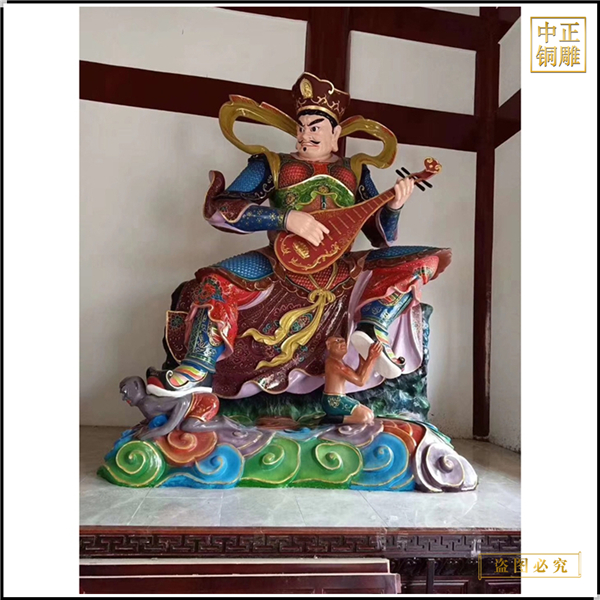 貼金四大天王銅佛像價(jià)格