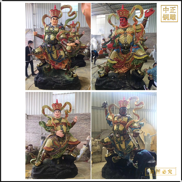 大型鑄銅四大天王佛像價格